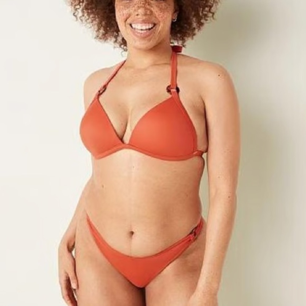 NEW Victoria’s Secret PINK Swim Se Push Up Triangle Bikini Size S/M